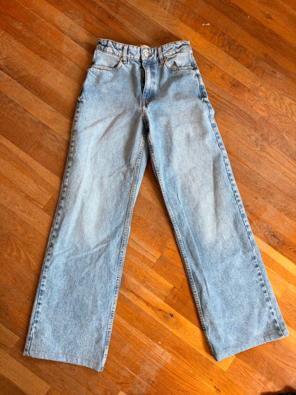 Sezane wide leg Light Wash Women’s Jeans - Light Blue
